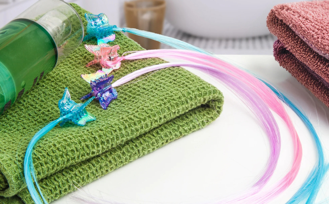 Crayola Kids Faux Hair Clips