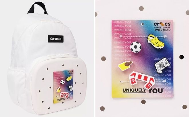 Crocs Backpack with Jibbitz