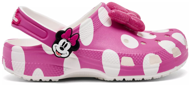 Crocs x Disney Little Girls Minnie Mouse Classic Clogs