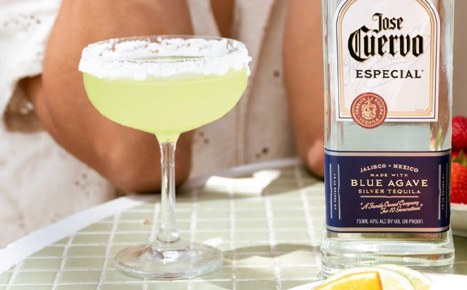Cuervo Margarita on a Table