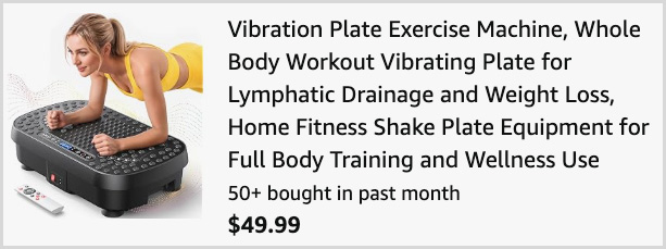 Damkee Vibration Plate Machine at Checkout Damkee Vibration Plate Machine at Checkout