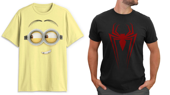 Despicable Me Mens Minions Dave Smile Goggles Tees