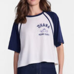 Disney Stitch Womens Skimmer Raglan Tee