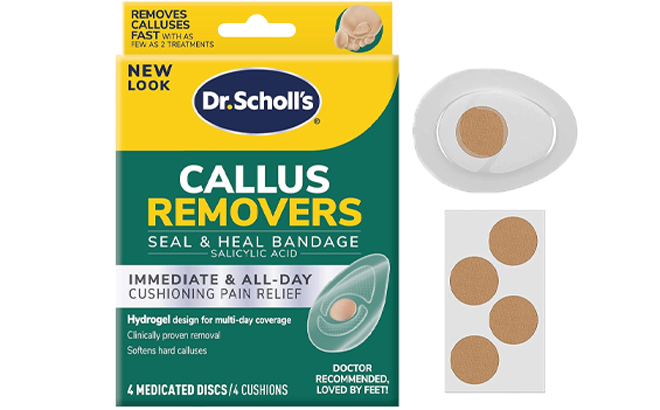 Dr Scholls Callus Remover Seal and Heal Bandage with Hydrogel Technology Dr Scholls Callus Remover Seal and Heal Bandage with Hydrogel Technology