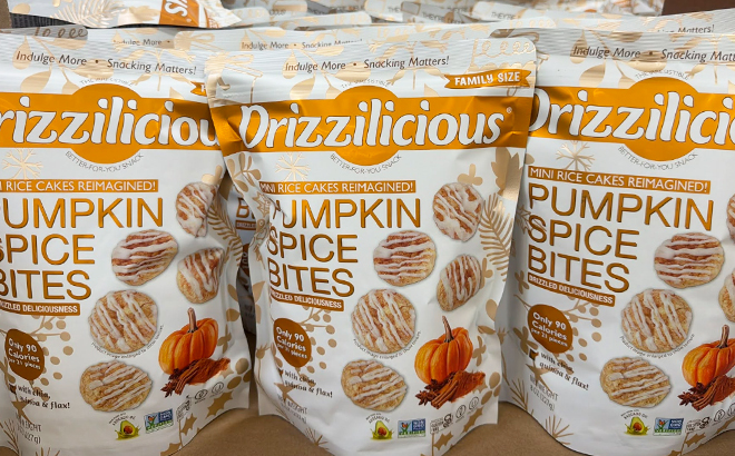 Drizzilicious Pumpkin Spice Bites Mini Rice Cakes Drizzilicious Pumpkin Spice Bites Mini Rice Cakes