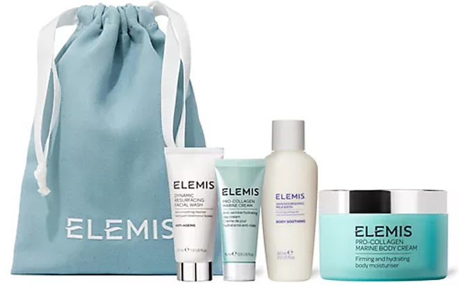 ELEMIS Ultimate Face Body Discovery 4pc Gift Set with Bag ELEMIS Ultimate Face Body Discovery 4pc Gift Set with Bag