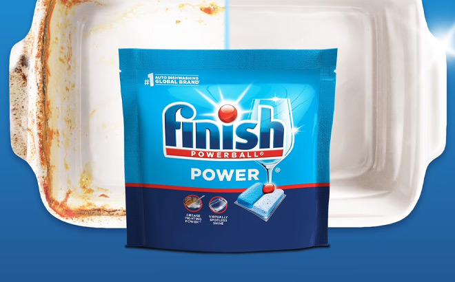 Finish Power Dishwasher Pods 18 Count