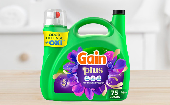 Gain Plus Liquid Laundry Detergent 75 Loads 1