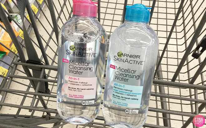 Garnier Micellar Waters in the Cart