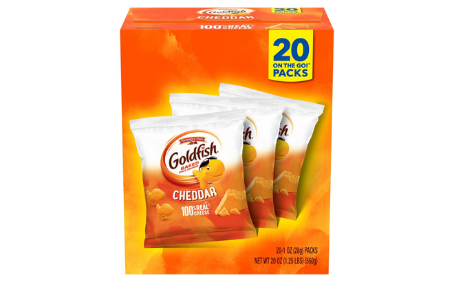 Goldfish Cheddar Cheese Crackers 20 Count Goldfish Cheddar Cheese Crackers 20 Count
