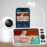 Jartoo Smart Baby Monitor with 2K Camera Mount