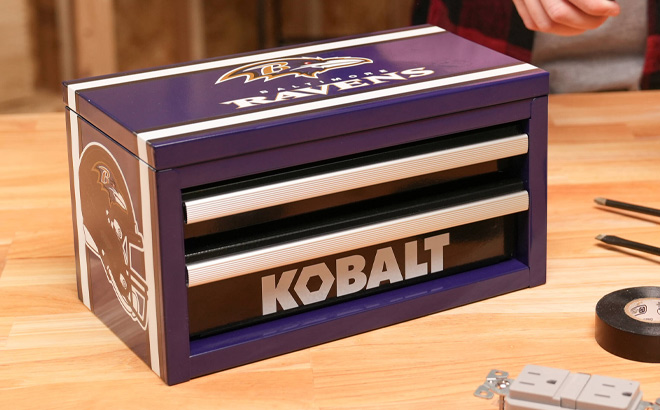 Kobalt Mini Toolbox in Baltimore Ravens
