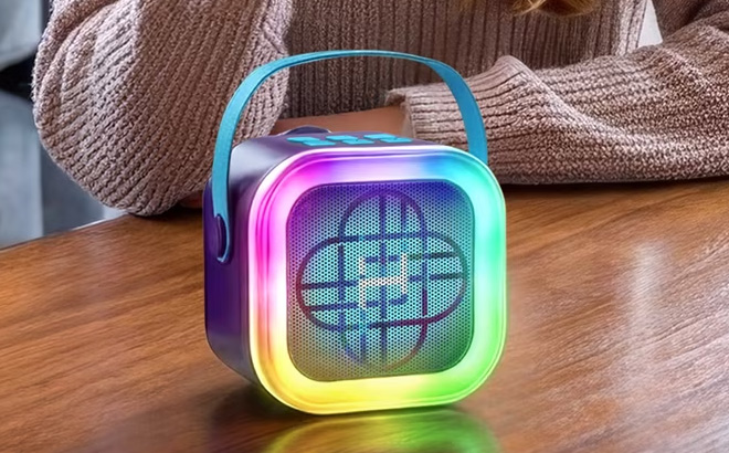 Kpop Demon Hunters Mini Bluetooth Karaoke Machine