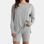 Lissome Womens Jersey Knit Pajama Set