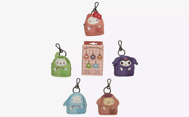 Loungefly Hello Kitty And Friends Hoodie Blind Box Bag Charm Loungefly Hello Kitty And Friends Hoodie Blind Box Bag Charm