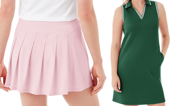Members Mark Womens Skort and Pique Dress