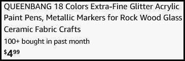 Metallic Glitter Paint Markers 18 Pack Checkout Metallic Glitter Paint Markers 18 Pack Checkout