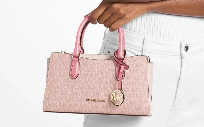 Michael Kors Arden Small Color Block Signature Logo Messenger Bag Michael Kors Arden Small Color Block Signature Logo Messenger Bag