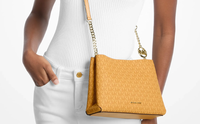Michael Kors Christina Small Signature Logo Crossbody Bag 2