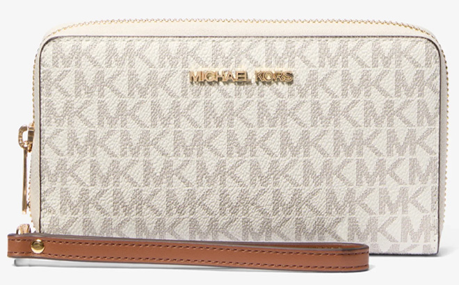 Michael Kors Jet Set Signature Logo Smartphone Wristlet 1