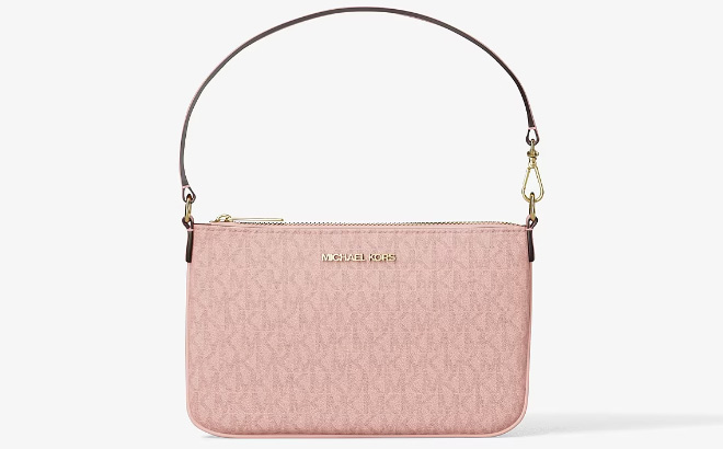 Michael Kors Jet Set Small Signature Logo Convertible Wristlet Michael Kors Jet Set Small Signature Logo Convertible Wristlet