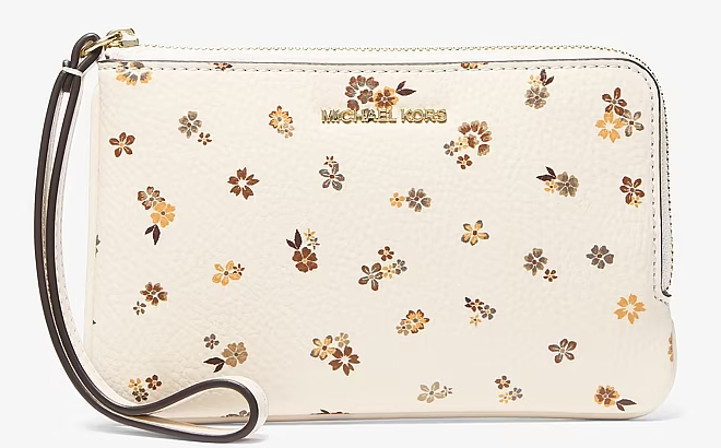 Michael Kors Jet Set Travel Small Floral Printed Wristlet