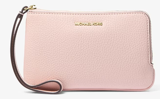Michael Kors Jet Set Travel Small Wristlet in Powder Blush