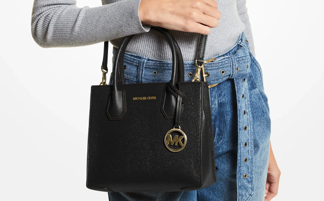 Michael Kors Mercer Medium Pebbled Leather Crossbody Bag Michael Kors Mercer Medium Pebbled Leather Crossbody Bag