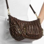 Michael Kors Merritt Small Matelasse Burnished Convertible Shoulder Bag
