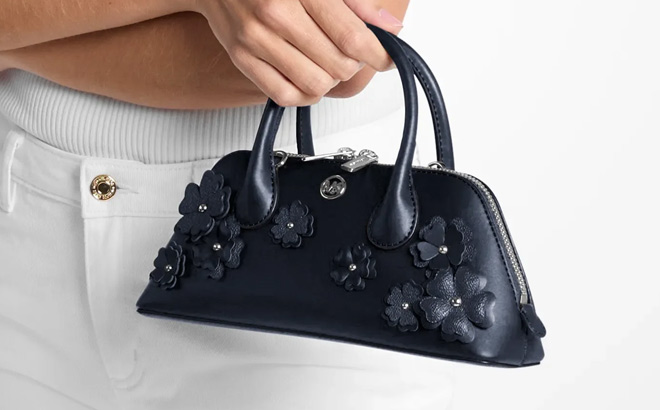 Michael Kors Petra Small Floral Embellished Crossbody Bag