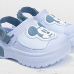 Mickey Mouse Baby Boys Adjustable Strap Clogs on the Table