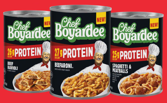 NEW Chef Boyardee Protein Pasta