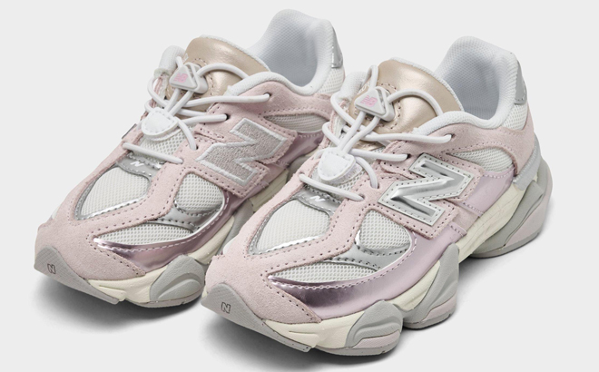 New Balance 9060 Toddler Casual Shoes in Pink Chrome New Balance 9060 Toddler Casual Shoes in Pink Chrome
