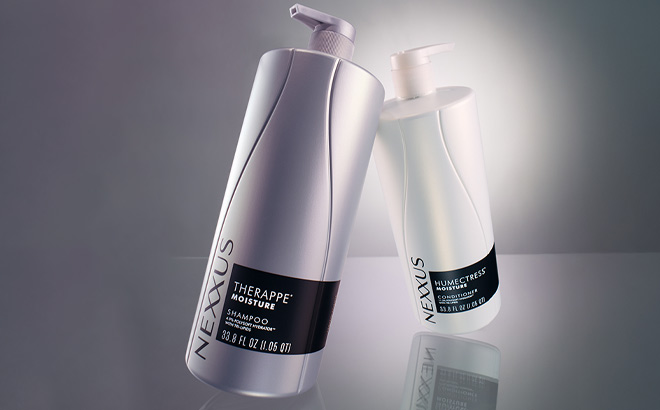 Nexxus Therapee Shampoo on the Table