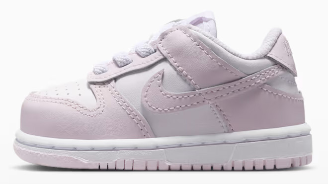 Nike Dunk Low Toddler Shoe in Light Violet Nike Dunk Low Toddler Shoe in Light Violet