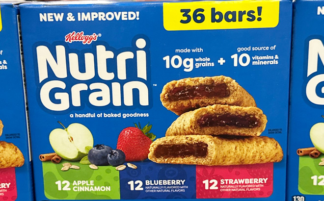 Nutri Grain Bars 36 Count Variety Pack