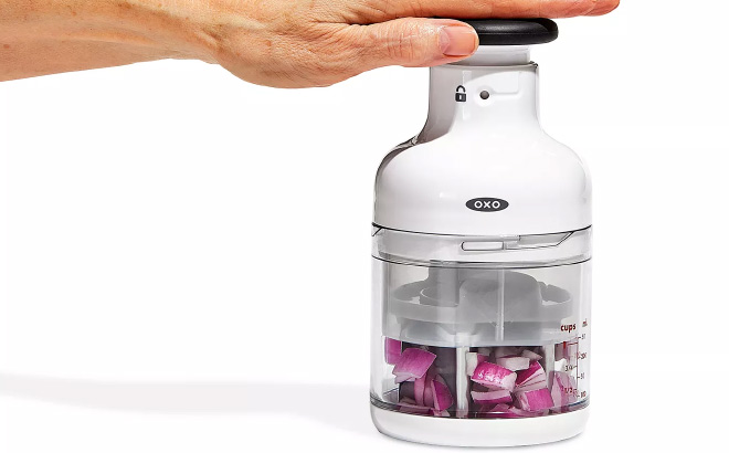 OXO Good Grips Chopper in Use OXO Good Grips Chopper in Use