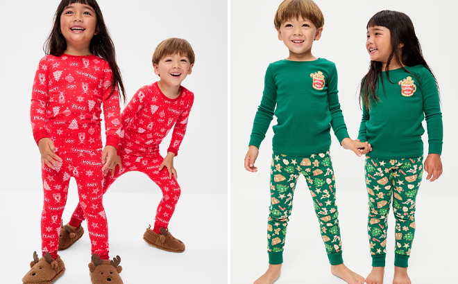 Old Navy Printed Snug Fit Pajama Set for Toddler Baby