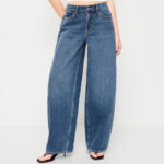 Old Navy The Arc Mid Rise Barrel Jeans