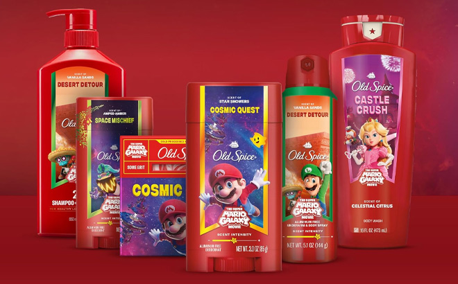 Old Spice x The Super Mario Galaxy Movie Items Old Spice x The Super Mario Galaxy Movie Items
