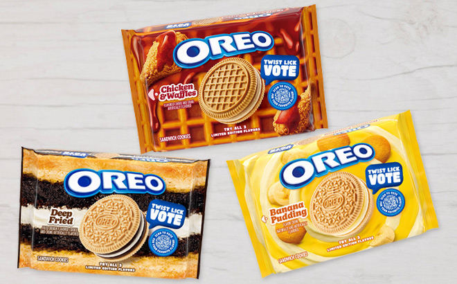 Oreo Sandwich Cookies with New Flavors