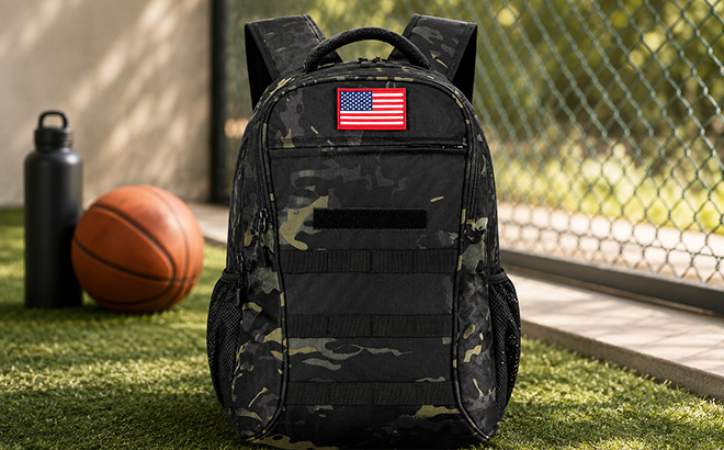 Outdoor Plus Tactical Camo Boys Backpack
