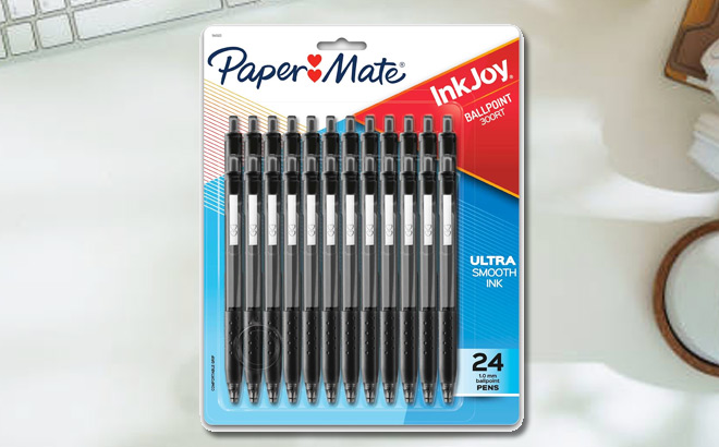Paper Mate 24 Count InkJoy Retractable Ballpoint Pens Paper Mate 24 Count InkJoy Retractable Ballpoint Pens