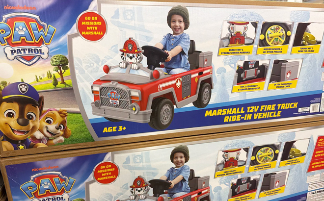 Paw Patrol Marshall Fire Truck Ride On Paw Patrol Marshall Fire Truck Ride On