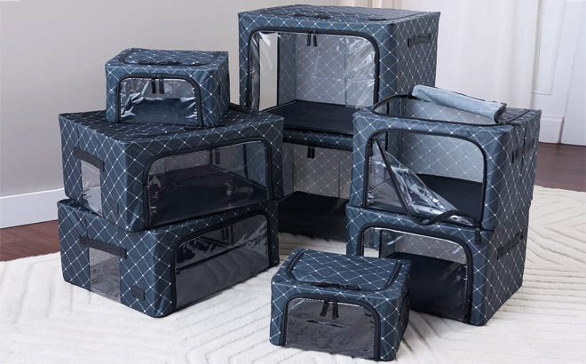 Periea Collapsible Storage Boxes 8 Piece Set Periea Collapsible Storage Boxes 8 Piece Set