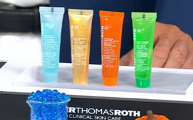 Peter Thomas Roth Masking Minis 4 Pc Set on Product Stand