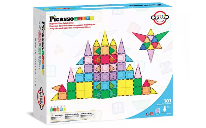 Picasso Tiles 101 Piece Magnetic Tile Set Picasso Tiles 101 Piece Magnetic Tile Set