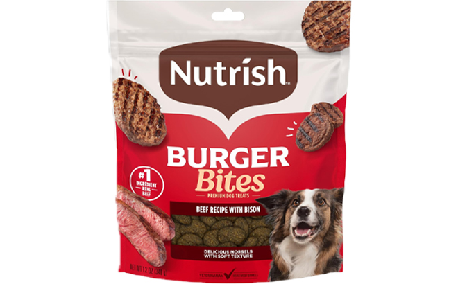 Rachael Ray Nutrish Burger Bites Dog Treats Beef Recipe 12 oz Pouch 1 1 Rachael Ray Nutrish Burger Bites Dog Treats Beef Recipe 12 oz Pouch 1 1
