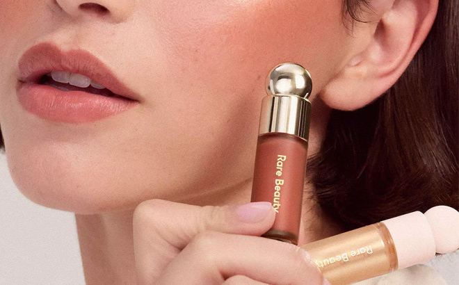 Rare Beauty Mini Warm Radiance Blush Luminizer Duo Rare Beauty Mini Warm Radiance Blush Luminizer Duo