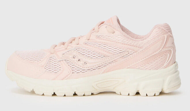 Saucony Womens Ride Millennium Athletic Shoe in Pink White Saucony Womens Ride Millennium Athletic Shoe in Pink White